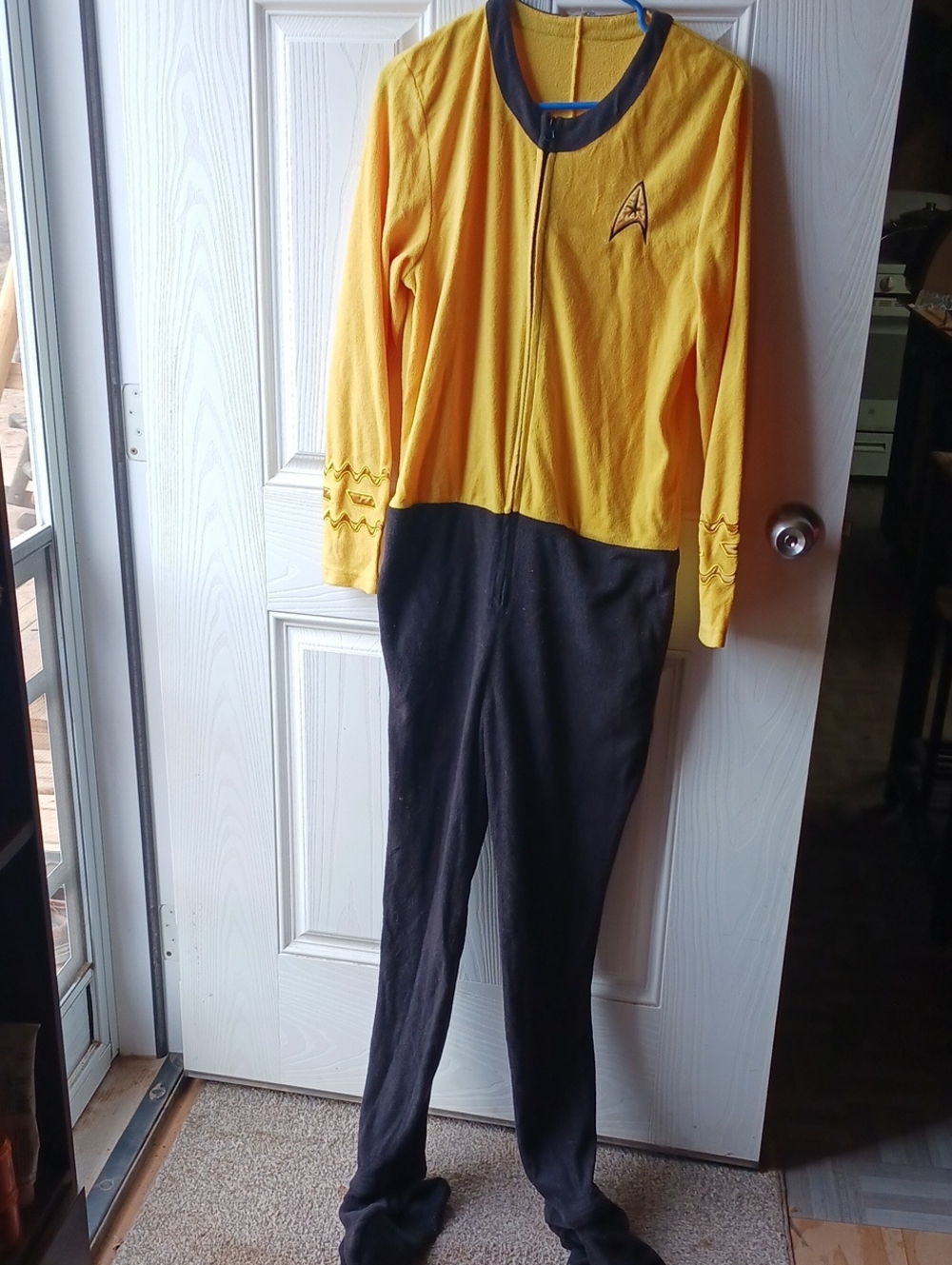 Star Trek Yellow & Black Jumpsuit Onesie